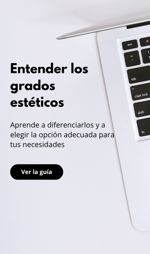 ¿Qué son los grados estéticos de un producto reacondicionado?